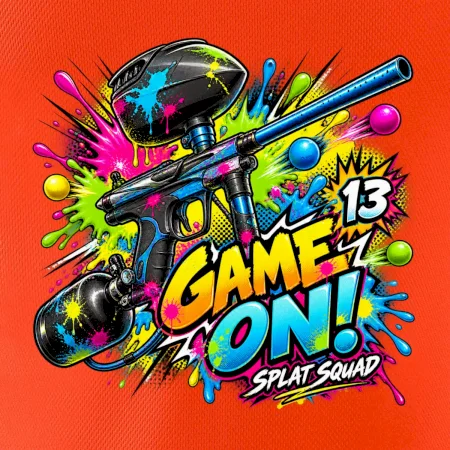 Barevná exploze game on paintball