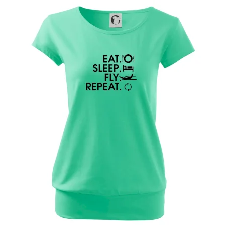 Eat sleep fly repeat