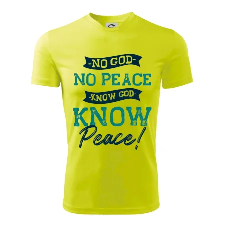 No God no peace, know god know peace