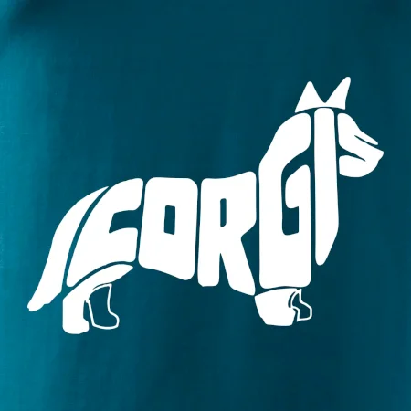 Corgi - nápis v těle