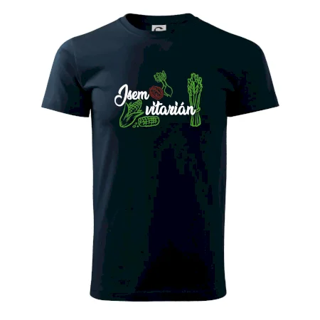 Jsem vitarián - nápis