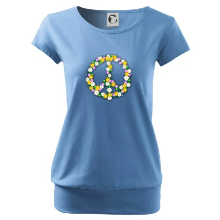 Peace symbol kopretiny