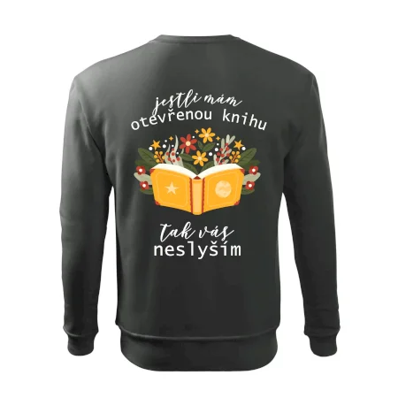 Jestli mám otevřenou knihu, tak vás neslyším