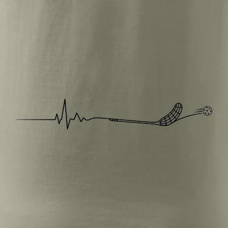 Florbalové EKG s florbalkou a míčkem