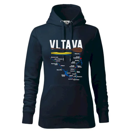Mapa řeky Vltavy