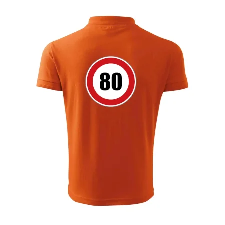 Dopravní značka - omezení rychlosti 80