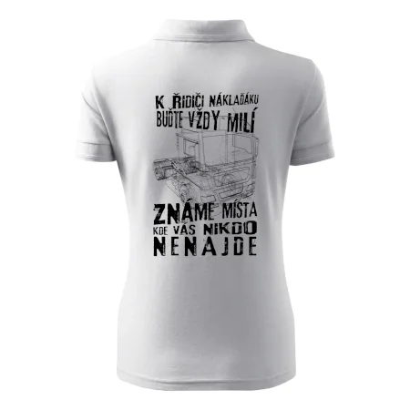 K řidiči náklaďáku buďte vždy milý