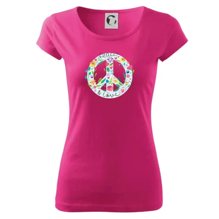 Peace and love symbol