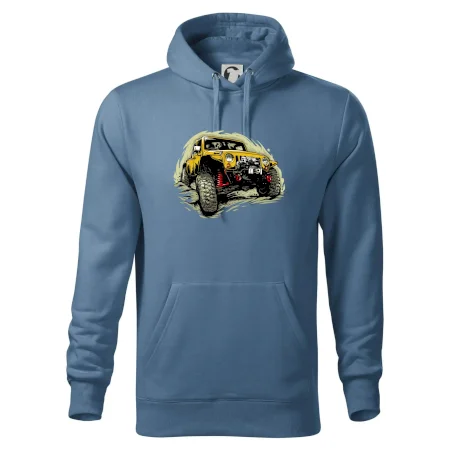 Žlutý offroad s navijákem