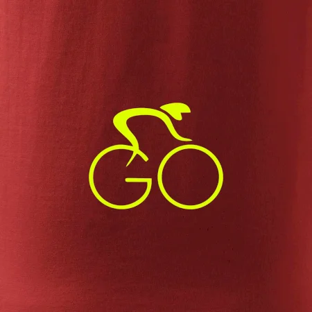 GO - Fluo cyklista malý
