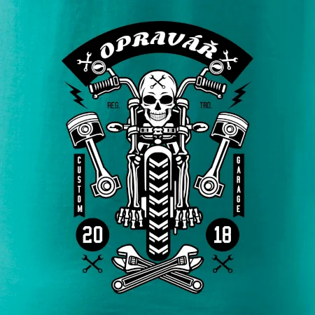Lebka motorkář opravář