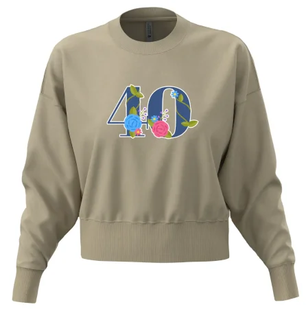Květinové číslo kreslené - 40