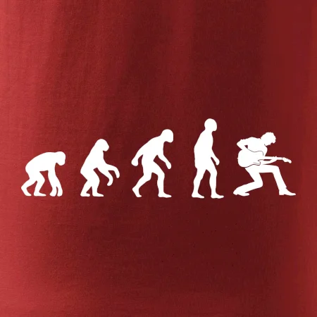 Evoluce kytarista - klečící