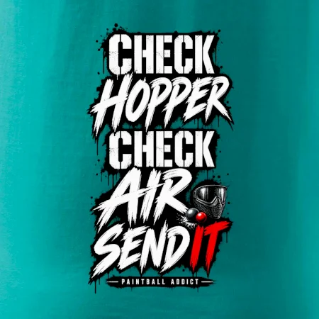 Kontrola zásobníku check hopper air paintball
