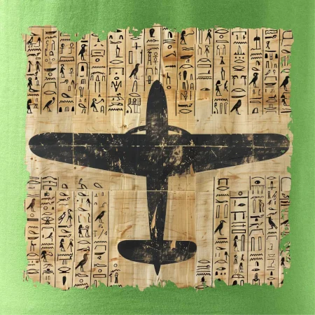 Egyptské hieroglyfy letadlo