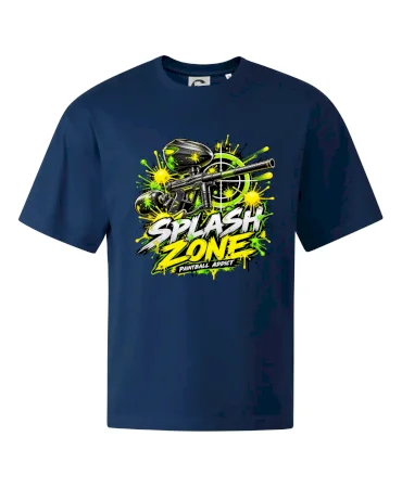 Neonový zásah splash zone paintball