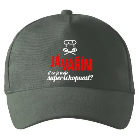 Já vařím - tvoje superschopnost? rovný nápis
