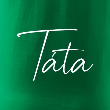 Nápis psací na prsou - táta