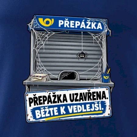 Přepážka uzavřena běžte k vedlejší