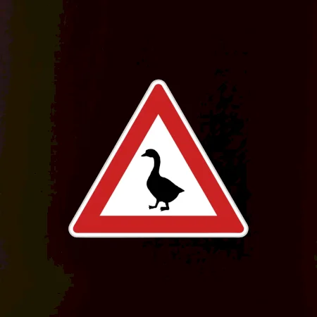 Dopravní značka - Pozor husa