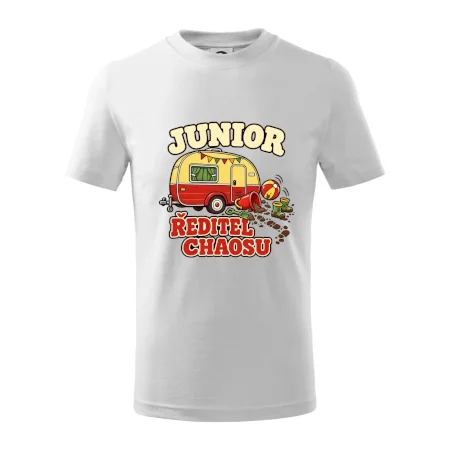 Junior ředitel chaosu dětský rodinný karavan