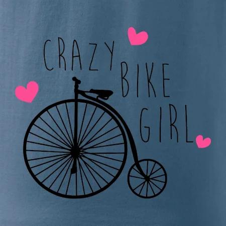 Crazy bike girl