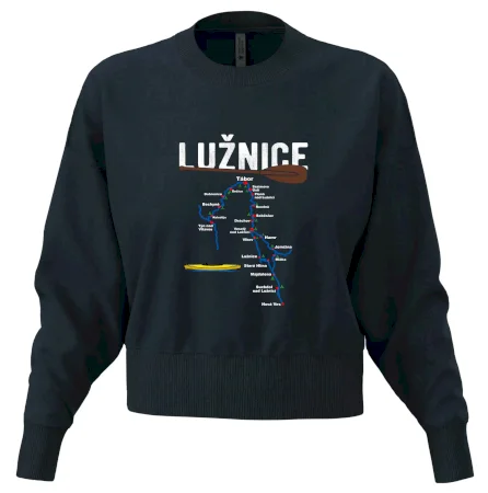 Mapa řeky Lužnice
