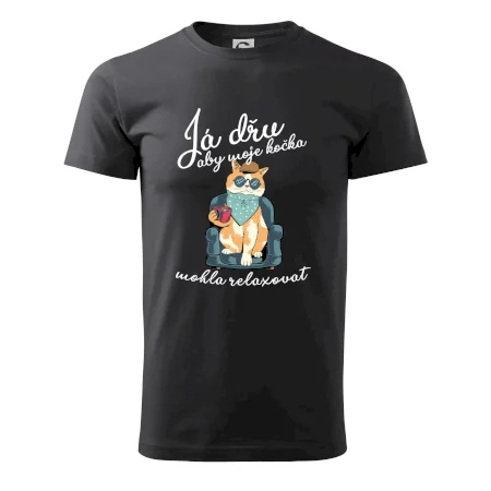 Já dřu, aby moje kočka mohla relaxovat