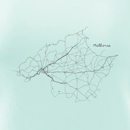 Mallorca - silniční mapa