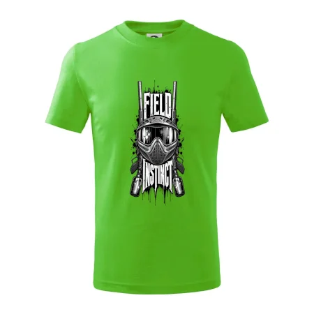 Černobílá maska field instinct paintball