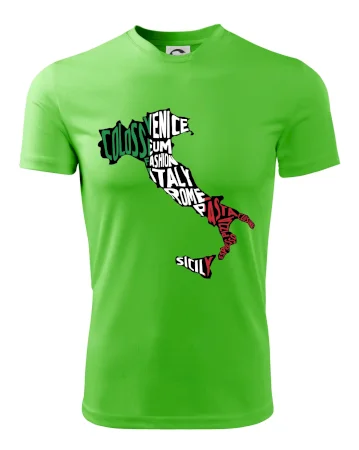 Mapy - názvy měst - Italie