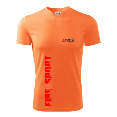 Hasiči (oheň,  Firesport, název sboru - vlastní nápis)
