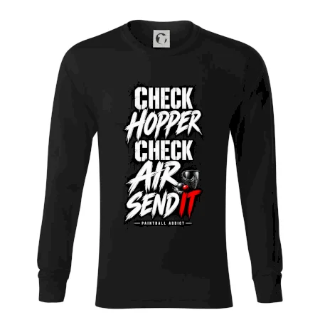 Kontrola zásobníku check hopper air paintball