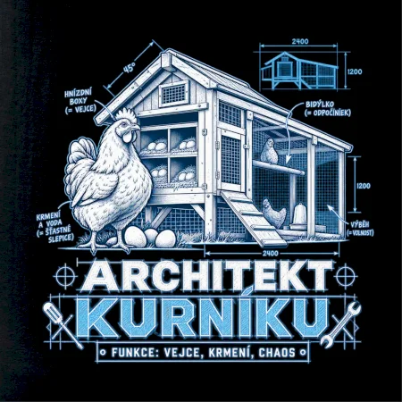 Architekt kurníku technický výkres