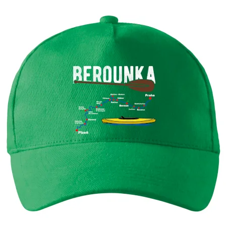 Mapa řeky Berounky