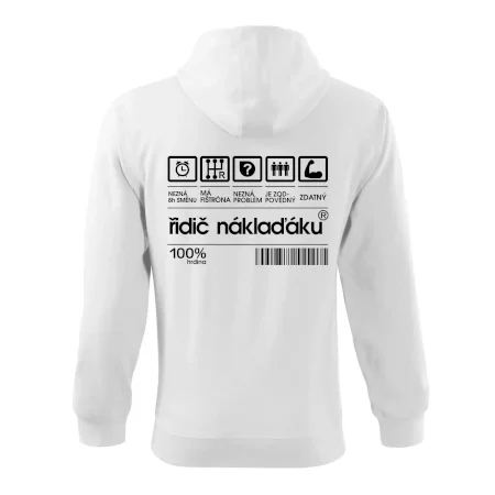 Čárový kód řidič náklaďáku