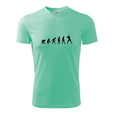 Evoluce baseball pálkař nápřah