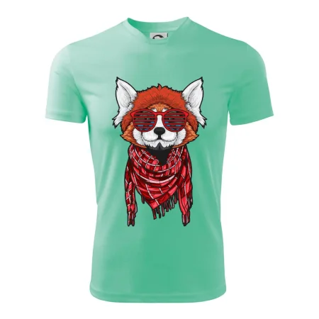 Červená panda hipster