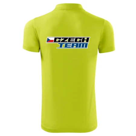 Czech team s vlajkou - Mistrovství světa v ledním hokeji 2026