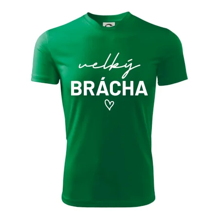 Velký brácha - nápis na prsou