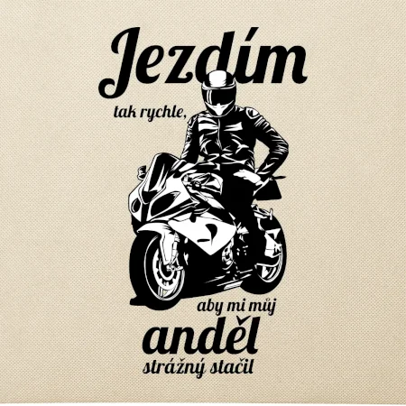 Silniční motorka - jezdím tak rychle, aby mi můj anděl strážný stačil