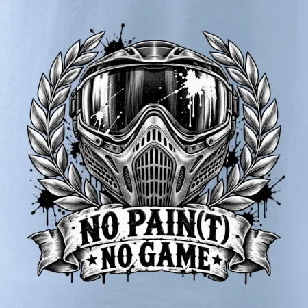 Motiv no paint no game s maskou