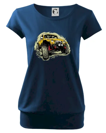 Žlutý offroad s navijákem