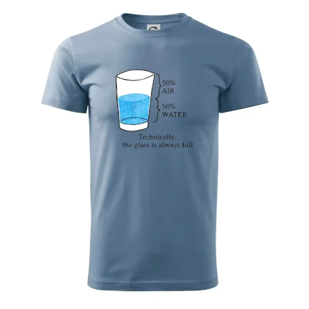 Technically, the glass is always full
