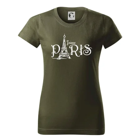 Paris nápis Eiffelovka rovný