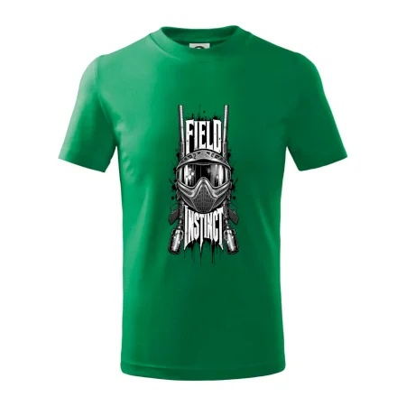 Černobílá maska field instinct paintball