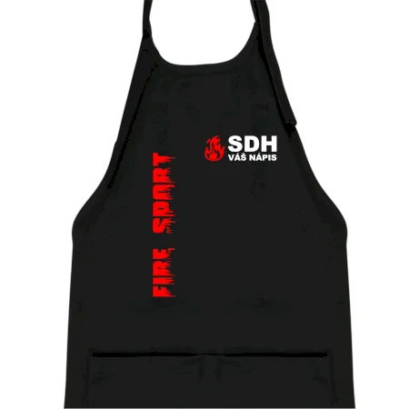 SDH nápis (oheň, firesport, název sboru - vlastní nápis)