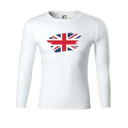 Britská vlajka roztrhaná