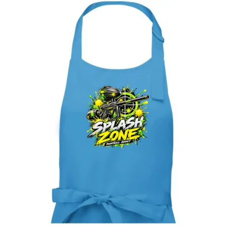 Neonový zásah splash zone paintball