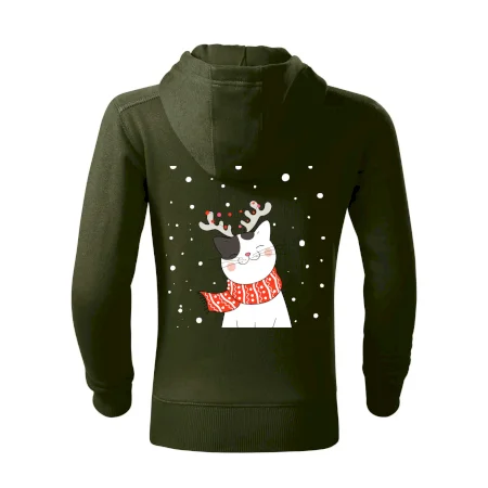 Kočka se sobími rohy